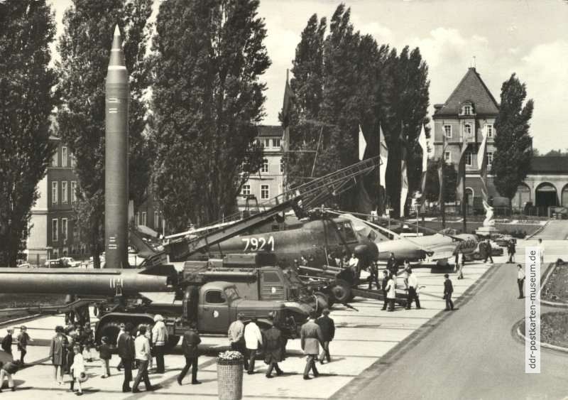 Armeemuseum der DDR, Freigelände - 1973