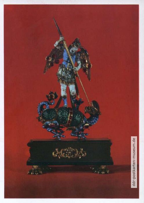 St. Michael tötet den Drachen, Deutsch 17.Jahrhundert - 1970