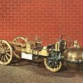 Dampfwagen von Cugnot, 1769 erstes dampfdruckbetriebenes Straßenfahrzeug (Modell 1:10) - 1979
