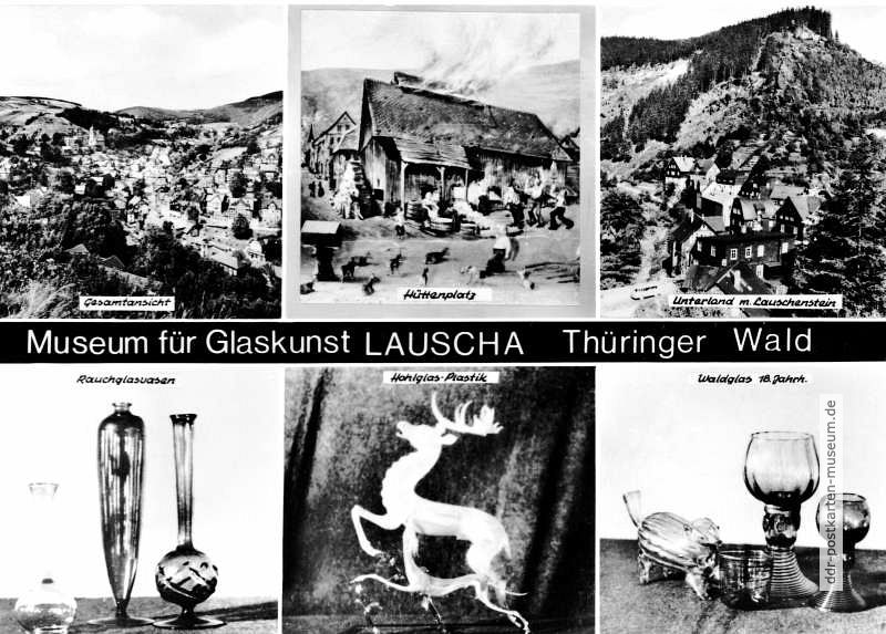 Museum für Glaskunst in Lauscha Thüringer Wald - 1973