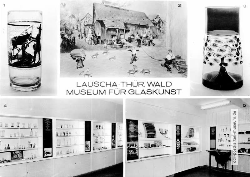 Ausstellung im Museum für Glaskunst Lausche - 1976