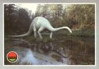 Saurierparkanlage mit Diplodocus aus der Jurazeit - 1989