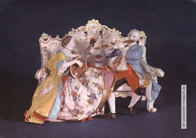 Porzellansammlung, Sofagruppe nach Modell von 1743 J.J. Kaendler - 1975