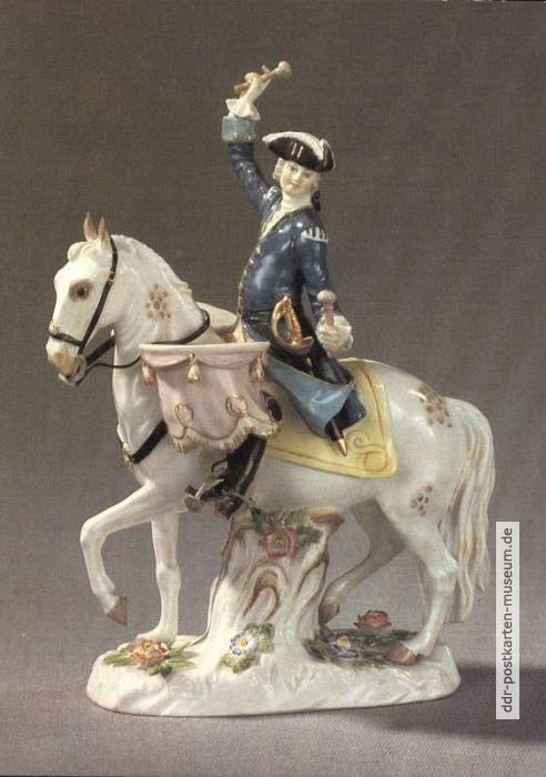 Porzellansammlung, Figur "Paukenschläger zu Pferde" von 1907, Hentschel - 1985