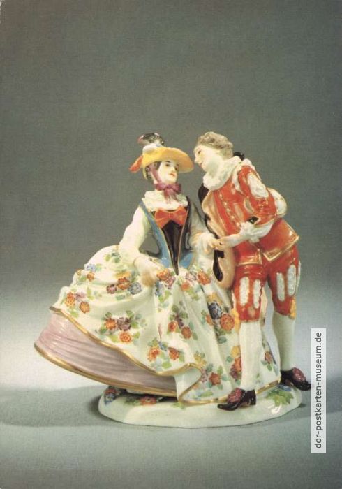 Porzellan-Museum, Modell "Liebespaar" von 1740 J.J. Kaendler - 1986  