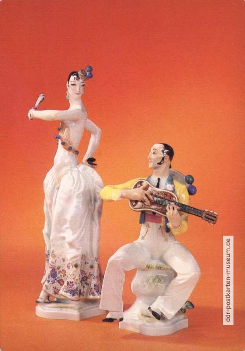 Porzellansammlung, Spanisches Tanzpaar von 1934 P. Scheurich - 1984