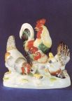 Porzellansammlung, Hühnergruppe um 1863 Ringler - 1979