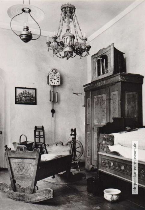 Bauernstube Mitte des 19.Jahrhunderts im "Haus der Heimat" Olbernhau - 1984