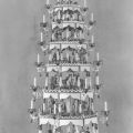 Älteste Seiffener Pyramide - 120 Jahre alt, 2,50 Meter hoch - 1954