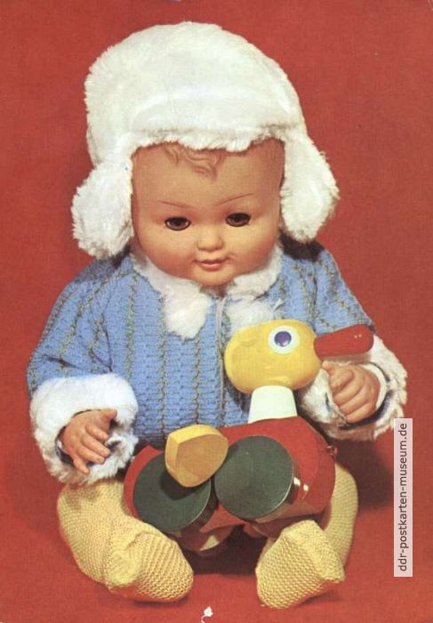Spielzeugpuppe vom VEB Sonni Sonneberg - 1978