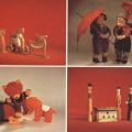 Alt-Sonneberger Holzspielzeug, Puppen von Käthe Kruse, Spieltiere, Docken - 1986