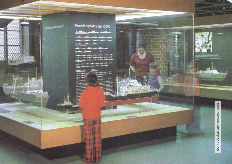 Ausstellung in der Abteilung Küsten- und Hochseefischerei - 1985