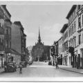 Stalinstraße mit Blick zum Rathaus - 1956
