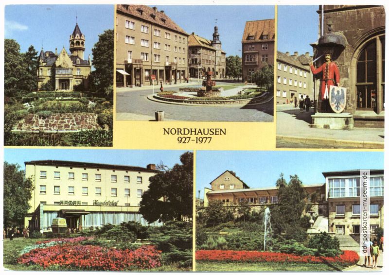 Museum, Lutherplatz, Roland, Hotel "Handelshof", HO-Gaststätte - 1976