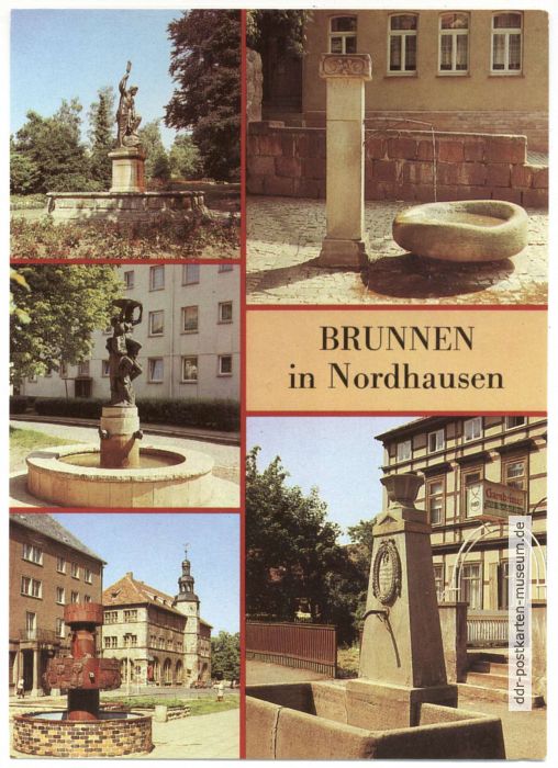 Brunnen in Nordhausen - 1988