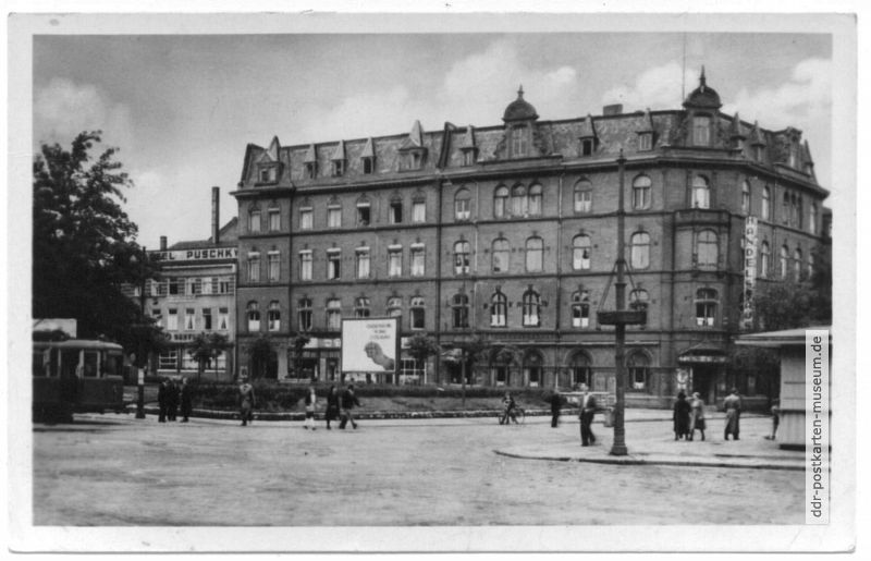 Albert-Kunz-Platz, Handelshaus - 1955