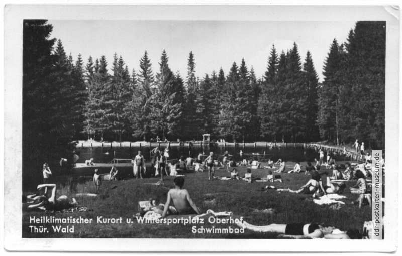 Schwimmbad, Liegewiese - 1952