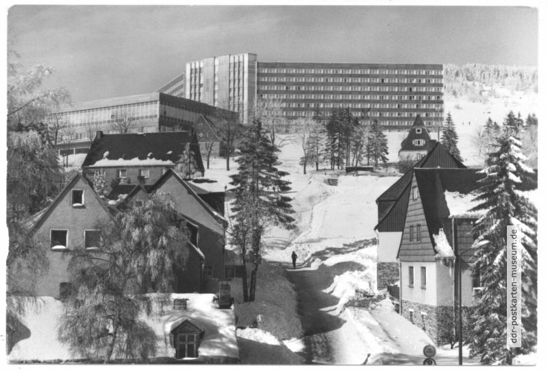Blick zum FDGB-Erholungsheim "Am Fichtelberg" - 1984