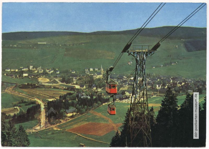 Seilbahn zum Fichtelberg - 1970