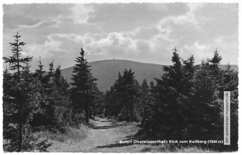 Blick zum Keilberg 1244 m (Klinovec/CSSR) - 1963