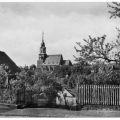 Blick zur Kirche - 1957