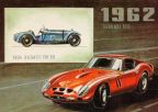 Bugatti von 1934 "Typ 59" und Ferrari von 1962 " GT 0" - 1989