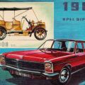 Dixi von 1908 und Opel von 1968 "Diplomat" - 1989