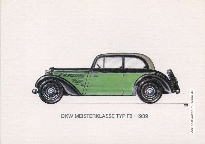 DKW F 8 von 1939 aus Zschopau - 1989