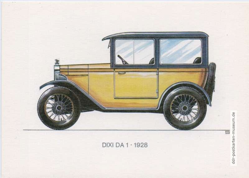 Dixi DA 1 von 1928 (produziert in England) - 1989