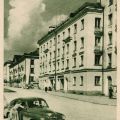 Sowjetischer "Pobjeda" in der Puschkin-Straße in Narva (Eestische SSR) - 1956