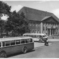 Bushaltestelle am Postamt - 1969