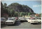 Berg Oybin mit Parkplatz - 1971