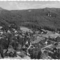 Blick vom Berg Oybin zum Scharfenstein - 1958