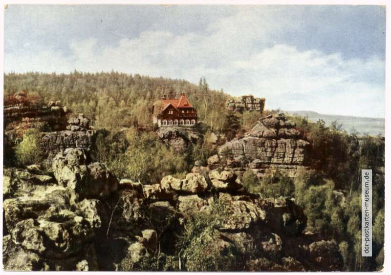 Töpferbaude im Zittauer Gebirge bei Oybin - 1960