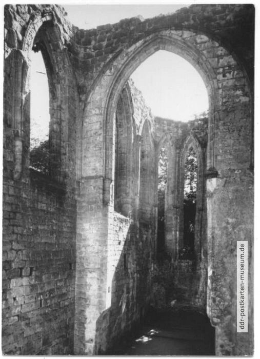 Ruine der Klosterkirche auf dem Berg Oybin - 1963