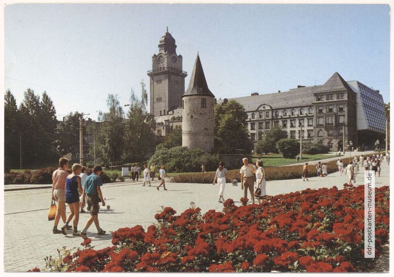 Otto-Grotewohl-Platz, Nonnenturm, Rathausturm - 1968