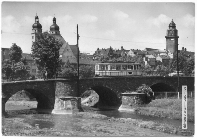 Dr.-Külz-Brücke, Weiße Elster - 1971