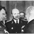 Marschall der Sowjetunion Schukow und Botschafter Semjonow zum Neujahrsempfang 1951 bei Wilhelm Pieck - 1970