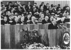 VII. Parteitag der SED 1967 in Berlin, Erich Honecker am Rednerpult - 1967