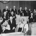 Junge Pioniere beglückwünschen Walter Ulbricht am 12.9.1960 zur Wahl zum Staatsratsvorsitzenden - 1970