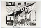 "20 Jahre DDR, 9 Jahre AG Philatelie der 10. Oberschule Berlin" - 1969