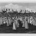 Massenaufmarsch bei der Eröffnung der Weltfestspiele 1951 in Berliner Walter-Ulbricht-Stadion - 1951