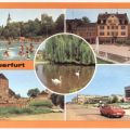 Freibad, Am Dreieck, Talgartenteich, Burg, Neubaugebiet Querfurt-Süd - 1981