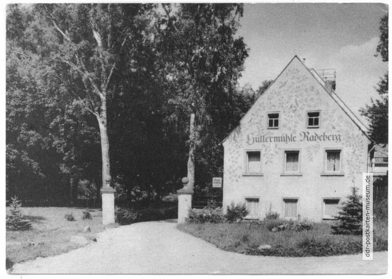 Konsum-Gaststätte "Hüttermühle" - 1975