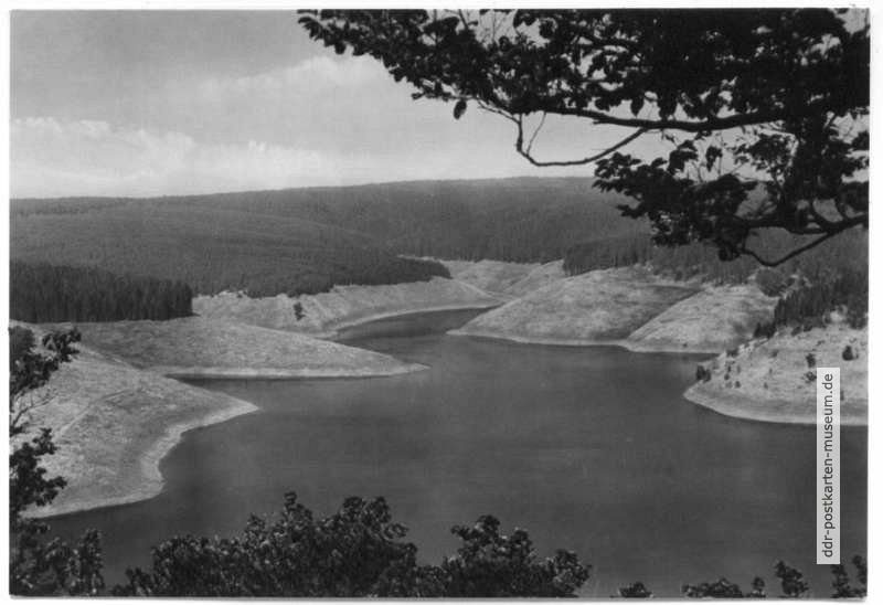 Blick vom Rotenstein auf den Stausee - 1970