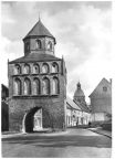 Rostocker Tor (vor dem Umbau) und Stadtkirche - 1961
