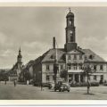 Platz der Befreiung mit Rathaus, Kunigundenstraße - 1956