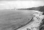 Blick von der Steilküste Stolteraa nach Warnemünde - 1972