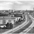 Blick auf die Südstadt mit Südring - 1974