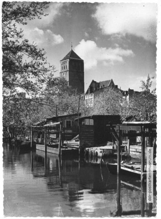 Fischerbruch mit Blick zur Nikolaikirche - 1959